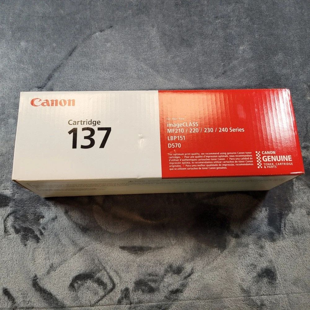 Canon 137 Genuine Toner Cartridge Black 9435B001 imageCLASS MF210 MF230 LBP151